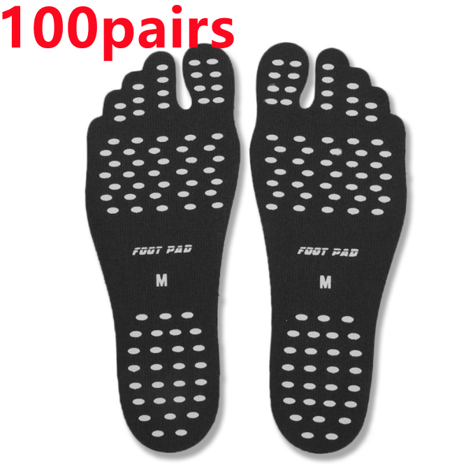 Beach Shoe Invisible Sticker Adhesive Beach Insoles Beach Pads SolesElastic Flexible Pool Barefoot Anti-slip Pads Men Women - Minihomy