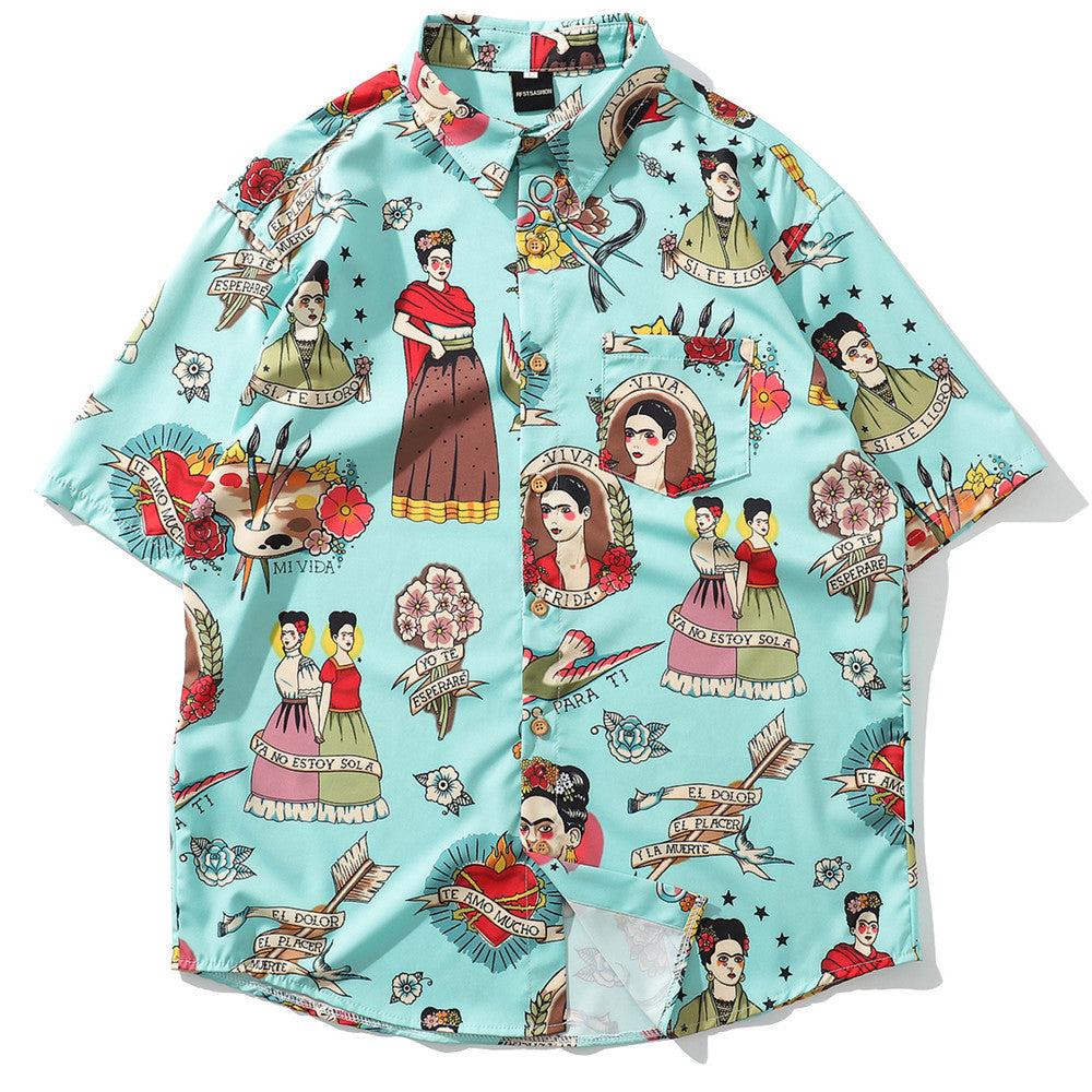 Men's printed shirt - Minihomy