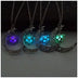 Glowing Pendant Necklaces Silver Plated Chain Necklaces - Minihomy