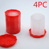 Silicone Ice Maker Mould Bar Party Drink Ice Tray Cool Shape Ice Cube Freeze Mold 4-Cup Ice Mold Cup