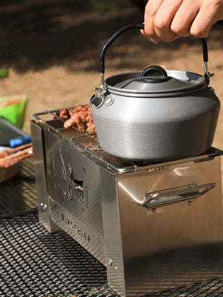 Black Deer Tinder Wood Stove Outdoor Portable Camping Picnic - Minihomy