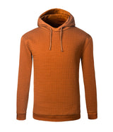 Men's Jacquard Sweater Long-sleeved Hoodie Warm Color Hooded Sweatshirt