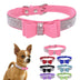 Rhinestone Bow Pet Dog Collar Leash - Minihomy