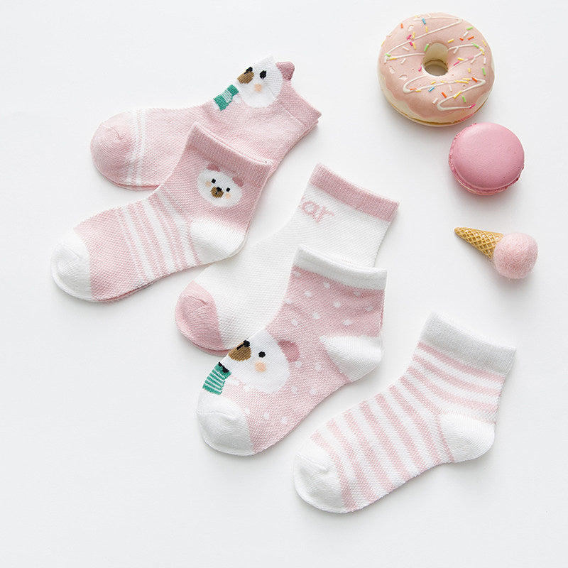 Cotton Newborn Breathe Socks Kids