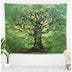 Nature Wall Tapestry Tree Forest Starry Sky Psychedelic Carpet Wall Cloth Tapestries Sunset Hippie Tree Landscape Home Decor - Minihomy