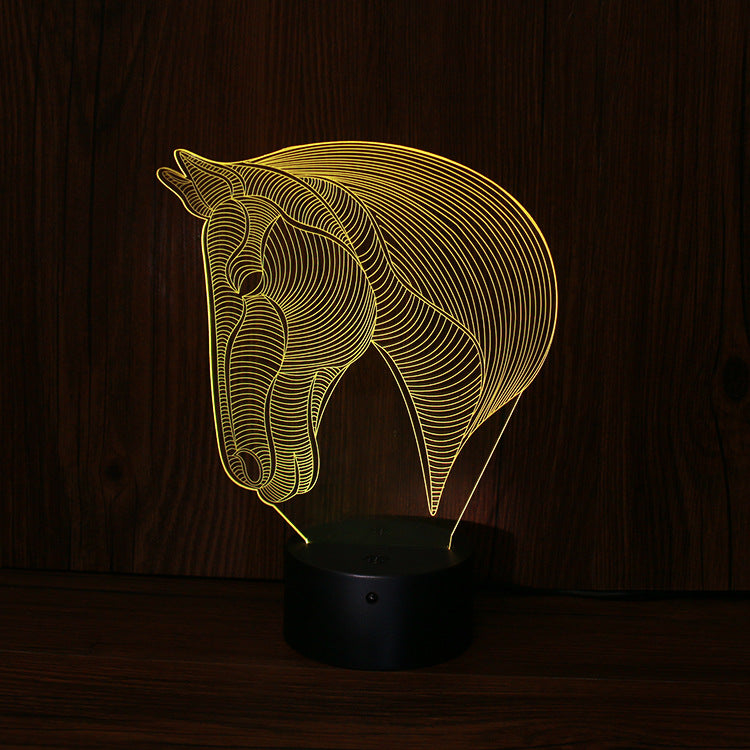 Horse's head LED night lights - Minihomy