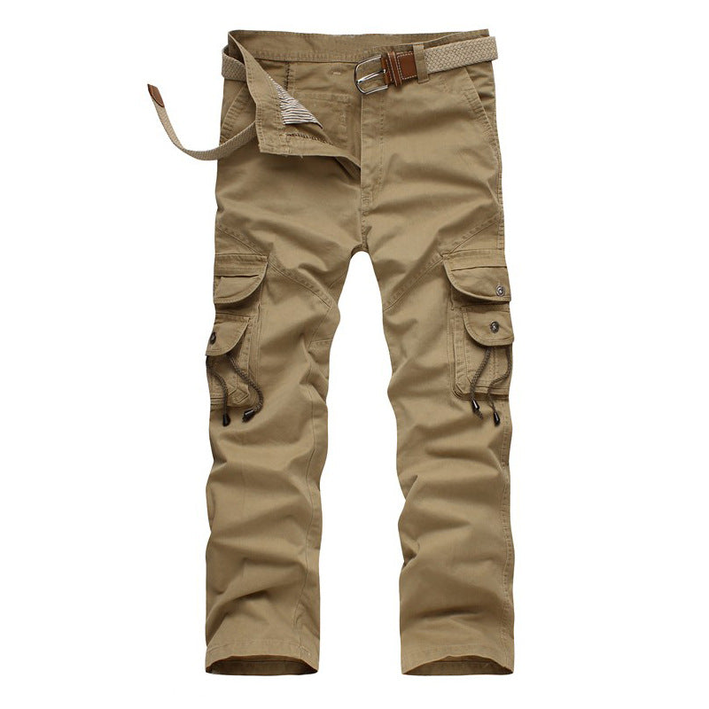 Pockets Loose And Versatile Outdoor Trousers Overalls - Minihomy