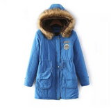 Thick Winter Jacket Women Large Size Long Section Hooded parka outerwear warm coat