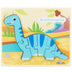 Baby Wooden Cartoon Dinosaur 3D Puzzle Jigsaw for Kids Montessori Early Learning Educational Puzzle Toys - Minihomy