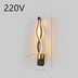 Led wall lamp nordic minimalist bedroom bedside lamp - Minihomy