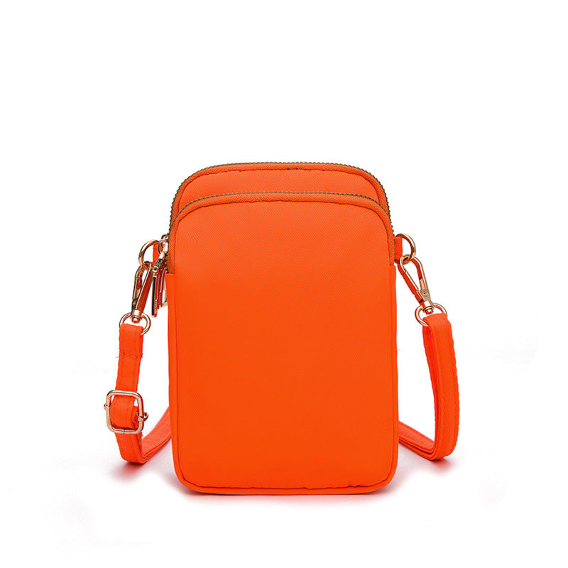 Compact Crossbody Bag with 3 Layers of Pockets - Perfect for Outdoor Daily Use