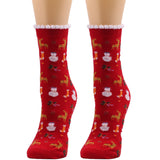 Autumn And Winter Plush Socks Christmas Socks Women's - Minihomy