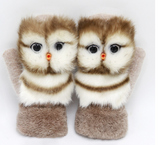 Cartoon Animal Autumn And Winter Warm Mittens - Minihomy