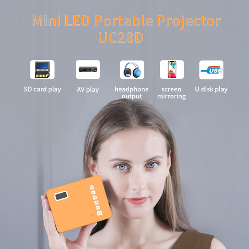 Portable mobile phone projector - Minihomy