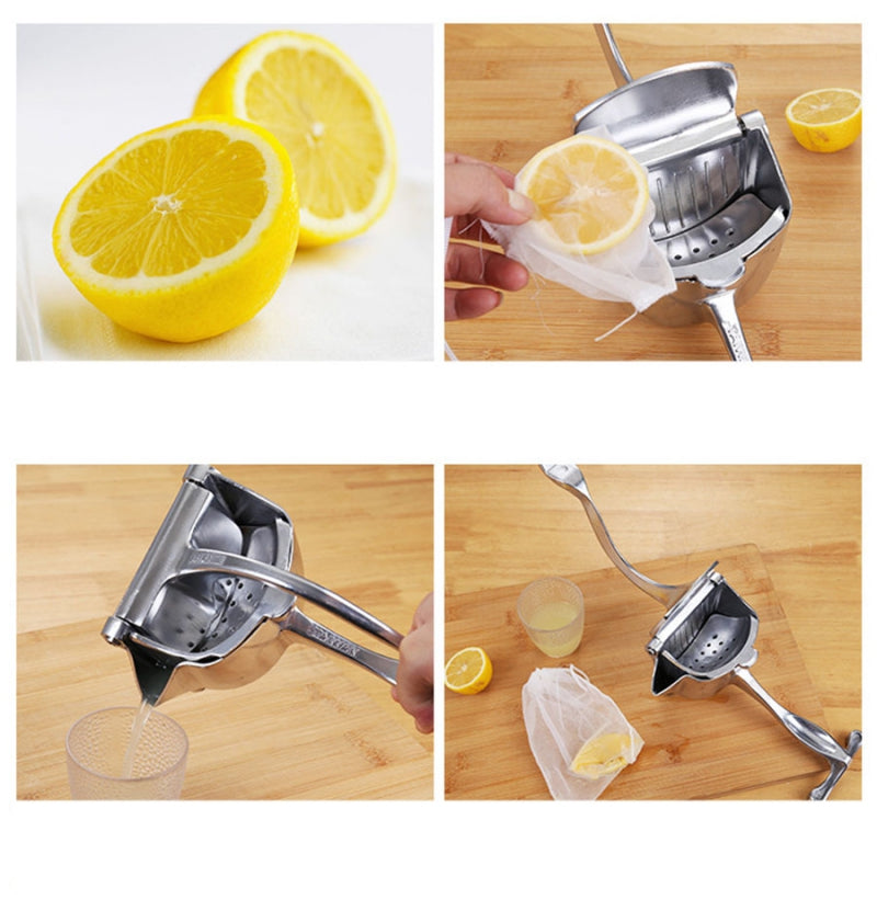 Portable Household Aluminum Alloy Manual Juicer Squeezer Fruit Tool - Minihomy