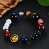 Solar system planet bracelet