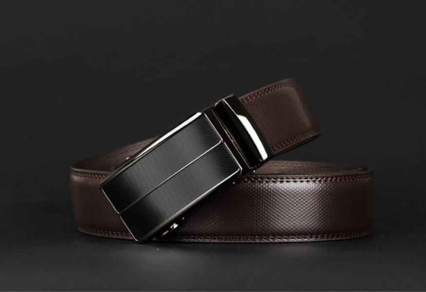 Men's Leather Pin Buckle Belt - Casual, Dressy, Durable & Stylish - Minihomy