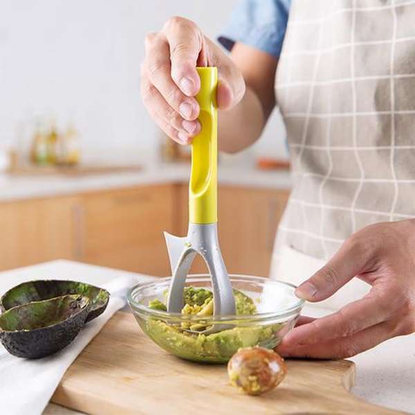 5 in 1 Avocado Slicer Pitters Cutter Tool Kit Non Slip Grip Soft - Minihomy