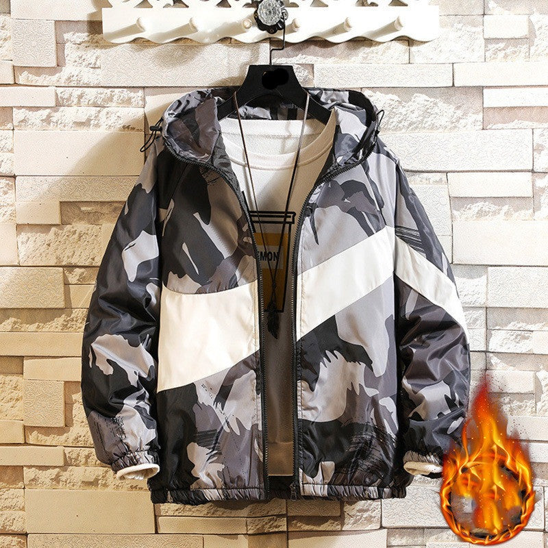 Cotton Jacket Men's Jacket Plus Cotton Casual Jacket