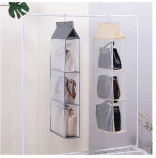 Foldable Hanging Multi-Layer Sundries Storage Rack 360 Degree Hanging Design