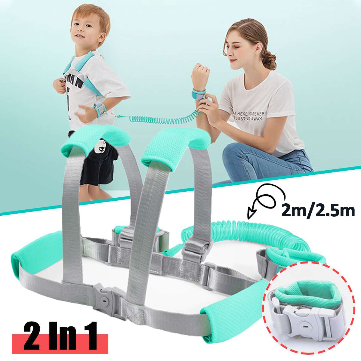 Children's Anti-lost Belt Traction Rope Baby Anti-lost Rope Backpack Walking Baby Artifact - Minihomy