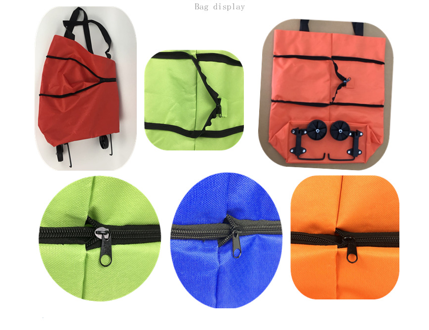 Foldable High Quality Tug Bag Shopping Cart