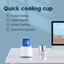 Portable Fast Cooling Cup Electronic Refrigeration Cooler for Beer Wine Beverage Mini Electric Drink Cooler Cup Instant Cooling - Minihomy