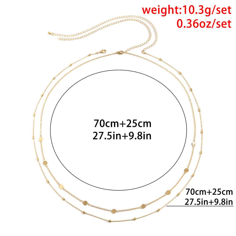 Body Coin Waist Female Suit For Women Snake Bone Double Layers Jewelry - Minihomy