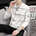 Men's round neck long sleeve T-shirt - Minihomy