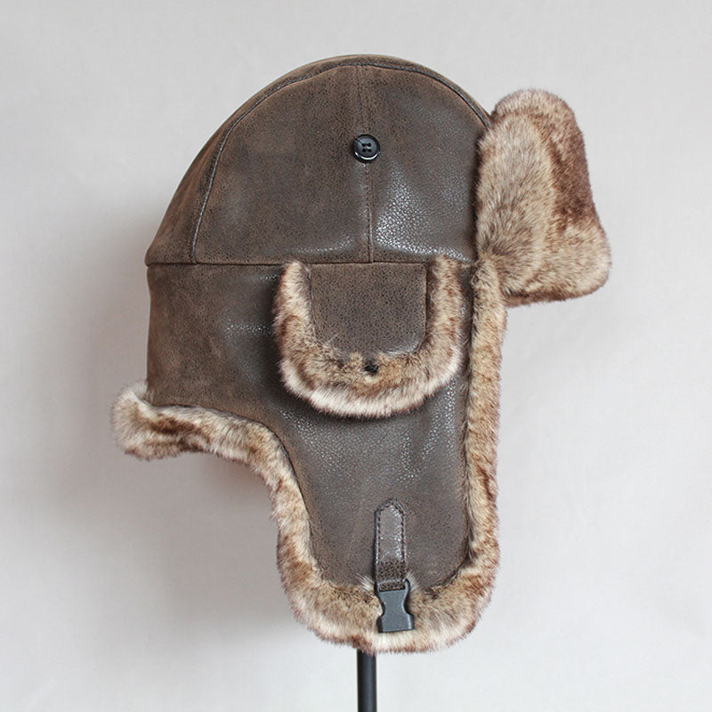 Ear Protection PU Leather Thundercap - Minihomy