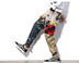 Large size loose camouflage tooling men's elastic waist casual trousers - Minihomy