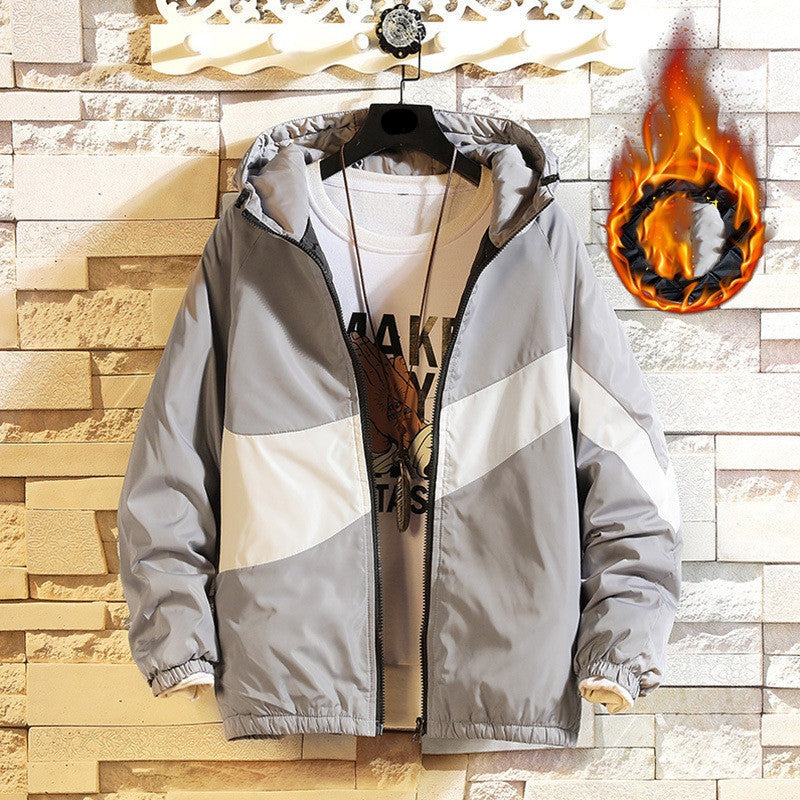 Cotton Jacket Men's Jacket Plus Cotton Casual Jacket