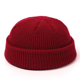 Knitted wool hat