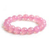 Natural Pink Hibiscus Crystal Bracelet for Women - Minihomy