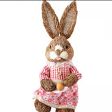 Simulation Papyrus Easter Rabbit Decoration Home