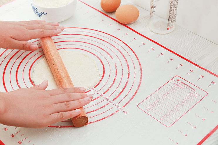 Silicone kneading dough pad thickening baking panel large baking tools chopping board and surface silicone anti-skid pad