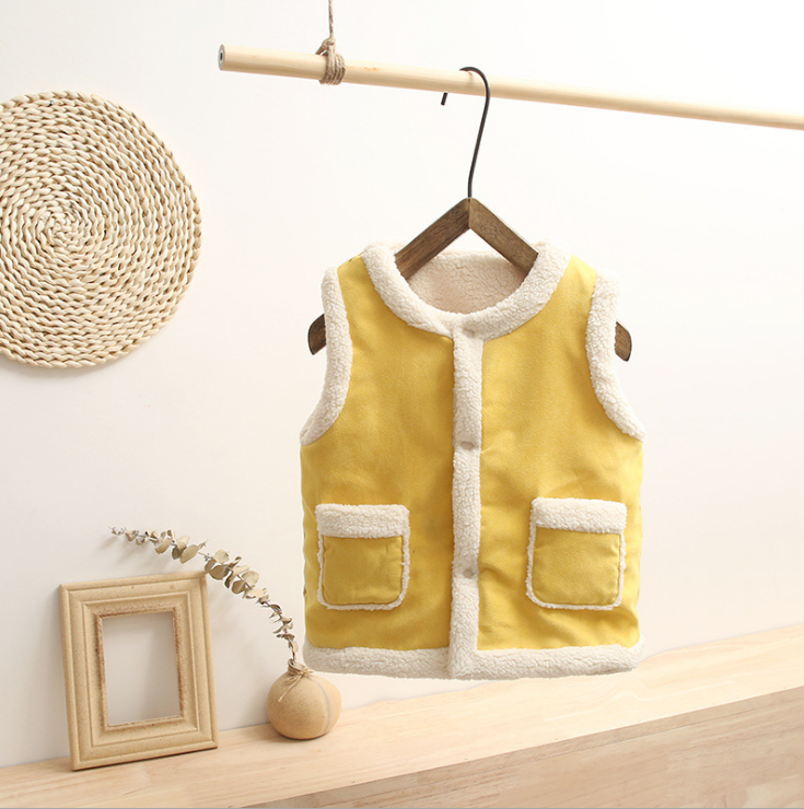 Autumn and Winter Children Lambs Waistcoats