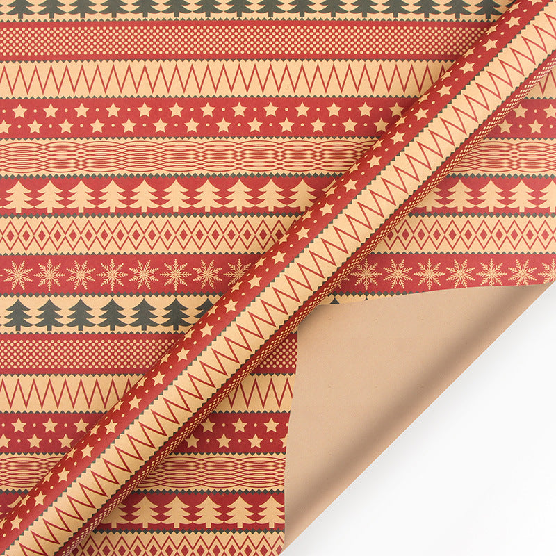 Vintage Christmas Kraft Wrapping Paper