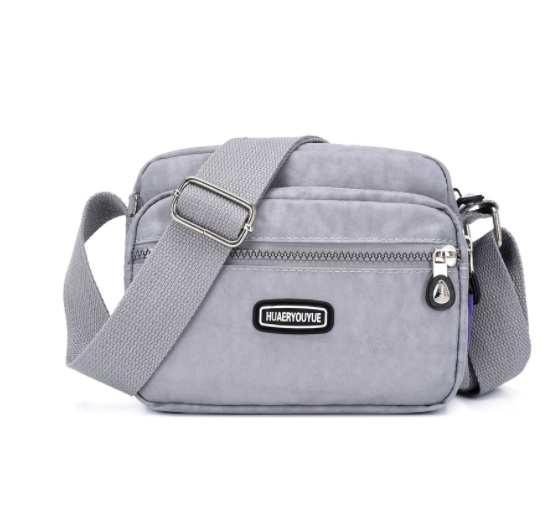 Messenger Bag Small Square Simple And Versatile Nylon Multi Compartment