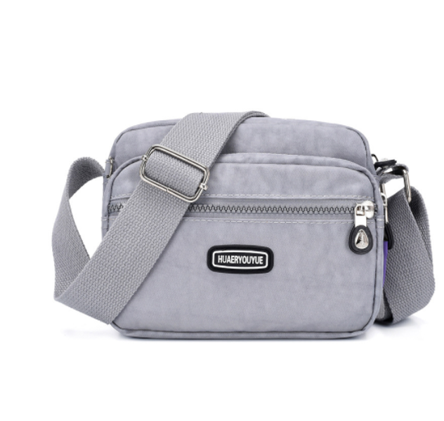 Messenger Bag Small Square Simple And Versatile Nylon Multi Compartment - Minihomy