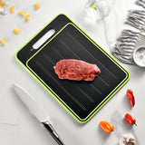 Double-side Cutting Board With Defrosting Function Chopping Board With Knife Sharpener - Minihomy