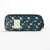 Pastoral Floral Simple Multifunctional Student Stationery Pen Storage Bag - Minihomy