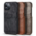 Oil-waxed Calfskin Pattern Mobile Phone Card Protective Case - Minihomy