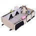 3 in 1 Portable Infant Bassinet Diaper Bag Beige - Minihomy