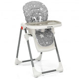 Folding Baby High Dining Chair with 6-Level Height Adjustment