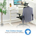 Height Adjustable Ergonomic High Back Mesh Office Chair with Hange-Black - Color: Black - Minihomy