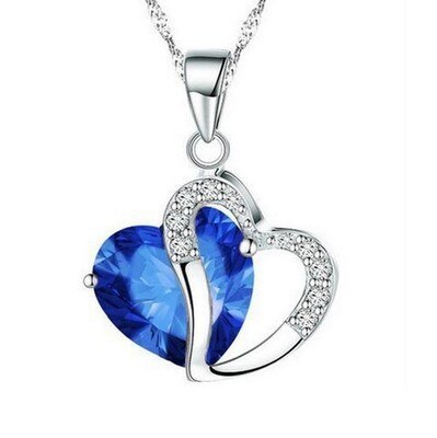 Lady Fashion Heart Pendant Necklace