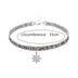 Crystal Choker Neck Clavicle Chain Ice Flower Pendant Necklace - Minihomy