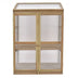 30 x 22 x 43 Inch Garden Portable Wooden Greenhouse - Color: Gray - Minihomy