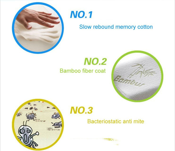 Bamboo Fiber Slow Rebound Memory Pillow - Minihomy